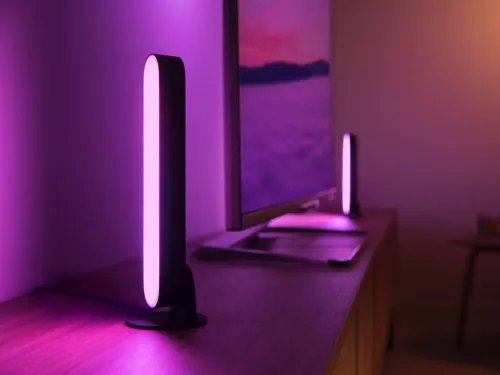 Zestaw Philips Hue White and Color Ambiance Zestaw startowy: 2 podłużne lampy Play light bar + Bridge Pro Czarny