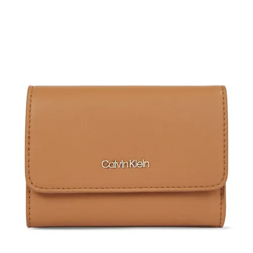 Женский кошелек Calvin Klein CK Must Trifold Sm K60K607251 Brown Sugar GA5