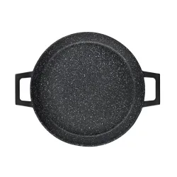 KELA Stella Nova 36 cm czarna - patelnia do paelli nieprzywierająca