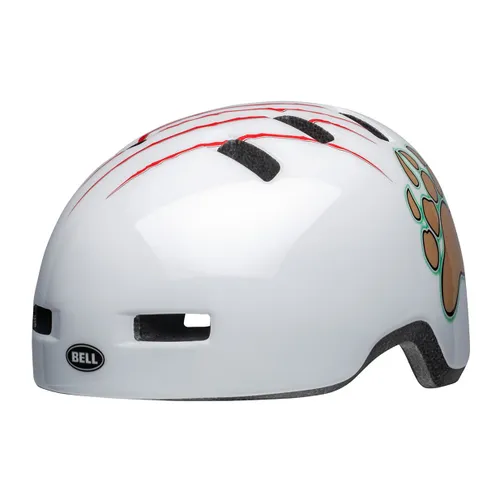 Kask rowerowy dziecięcy Bell Lil Ripper Jr white grizzly