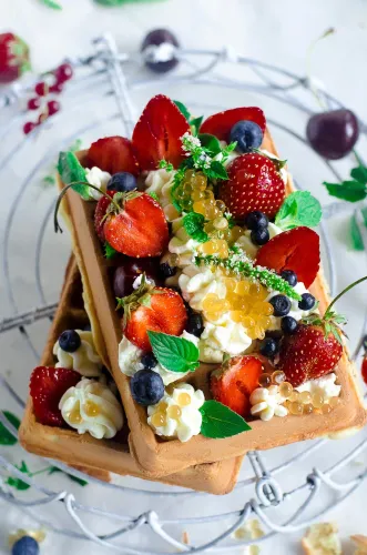 Gofrownica Dezal 301.6.1 N 1300W Różowy