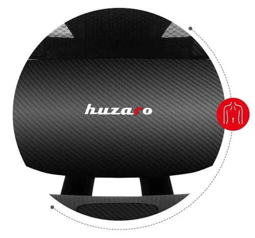 Fotel HUZARO Combat 8.0 Carbon Czarny