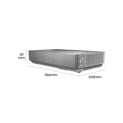 Projektor Hisense Laser TV - 100L5N - 4K UHD, Laser, Ekran ALR 100" w zestawie, Wi-Fi, BT, AirPlay, VIDAA OS