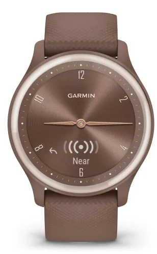 Smartwatch Garmin Vívomove Sport Brązowy