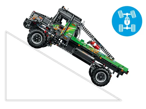 Конструктор Lego 42129 Technic - Полноприводный грузовик-внедорожник Mercedes-Benz Zetros