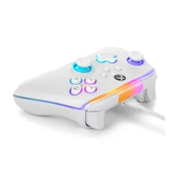 Pad PowerA Advantage Wired Controller Lumectra White do Xbox Series X/S, Xbox One, PC Przewodowy