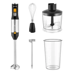 Blender Sencor SHB 6302BK 1200W Rozdrabniacz Końcówka do ubijania Spieniacz do mleka