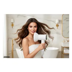Suszarka BEAUTYME HD975 SMART z czujnikiem temperatury i panelem dotykowym Biała 1600W