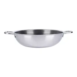 Patelnia wok stalowa nieprzywierająca COOKCELL 28 cm