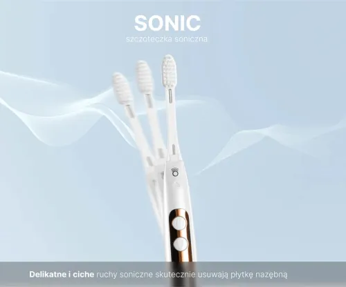 Szczoteczka soniczna TESLA Home Premium TDP121PW Perłowa biel