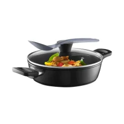 AMBITION Alto 28 cm - patelnia głęboka z pokrywką z powłoką nieprzywierającą