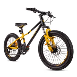 Rower dziecięcy SUN BABY Verdant Calix 20 dla chłopca Czarno-złoty