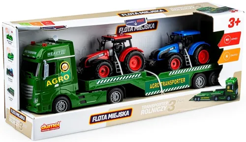 Zestaw pojazdów DUMEL Flota miejska Transporter rolniczy HT30907 (3 szt.)