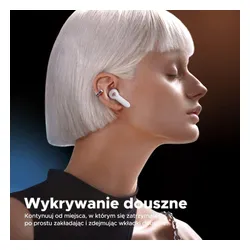 Słuchawki bezprzewodowe Soundpeats Air3 Deluxe HS Douszne Bluetooth 5.2 Biały