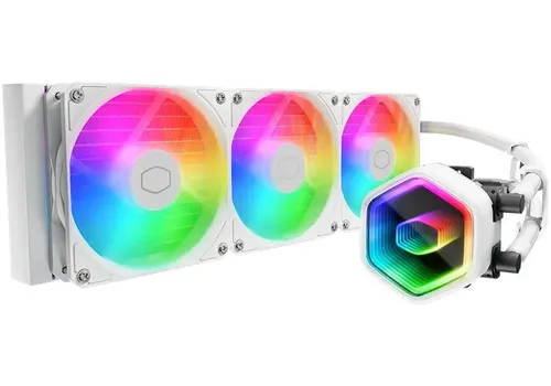 Chłodzenie wodne COOLER MASTER MasterLiquid 360 Core II ARGB Biały