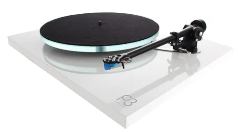 Gramofon REGA Planar 3 wkładka gramofonowa Exact Biały połysk