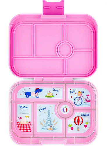 Yumbox Okulu için Öğle Yemeği Kutusu Original-FİFİ pink / Paris tray