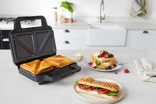 Opiekacz Breville VST098X 3w1 Trójkąty Gofry Panini 900W