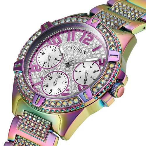 Guess Lady GW0044L1 PEMBE / ÇOK renkli Saatler