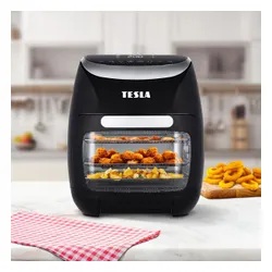 Air Fryer Frytkownica beztłuszczowa TESLA AirCook Grill QG600 Czarno-srebrny