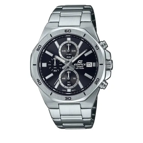 Casio Edifice Kronograf Saati EFV-640D-1avuef Silver