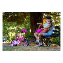 Rower dziecięcy HUFFY Disney Myszka Minnie 12 cali dla dziewczynki Różowy