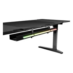 Biurko gamingowe narożne GENESIS Holm Modular 160 Czarny