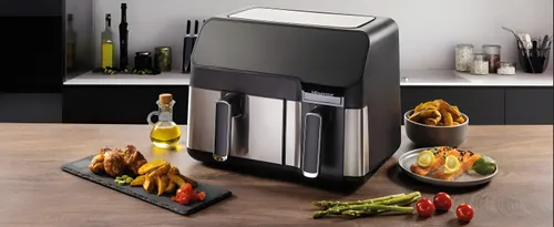 Air Fryer Frytkownica beztłuszczowa HISENSE HAF2900D 8.6l z podwójnym koszem regulacja temperatury