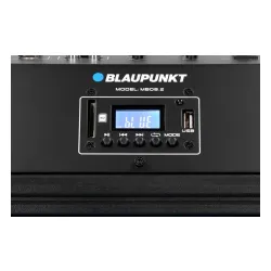 Power Audio Blaupunkt MB08.2 40W Bluetooth Radio FM Mikrofon Karaoke Czarny