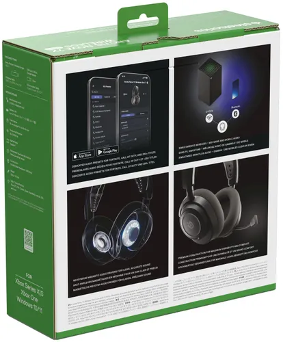 Słuchawki STEELSERIES Arctis Nova 7X Gen 2 Bezprzewodowe, Nauszne, Dźwięk przestrzenny Czarny