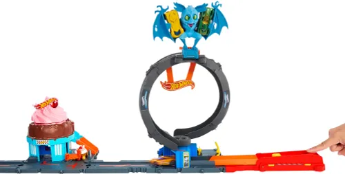 Tor Hot Wheels City Pętla nietoperza HTN78