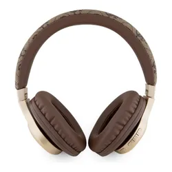 Słuchawki nauszne GUESS 4G Script Brązowy