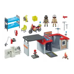 Playmobil 71193 портативная пожарная часть