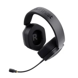 Słuchawki bezprzewodowe z mikrofonem Trust GXT 493PS Carrus Wireless Nauszne Czarny