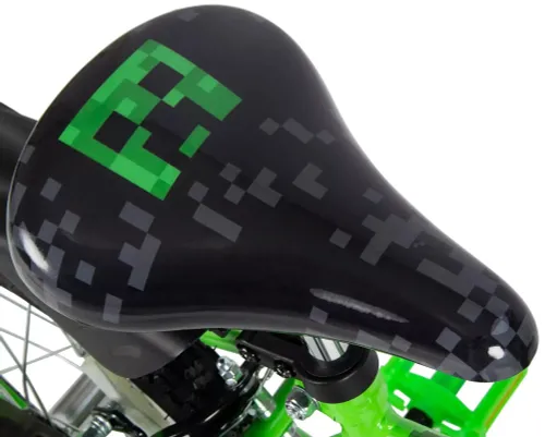 Rower dziecięcy HUFFY Minecraft 16 cali dla chłopca Zielony