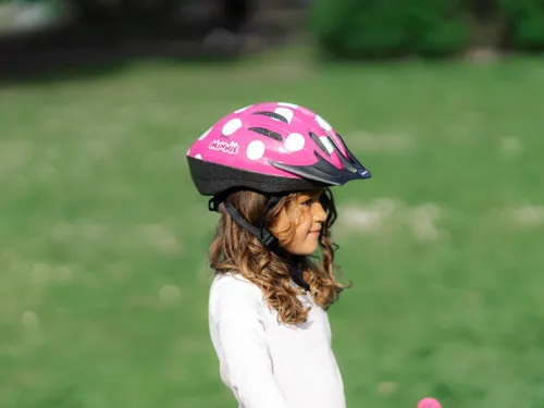 Kask rowerowy HUFFY Myszka Minnie Różowy dla Dzieci (rozmiar S/M)