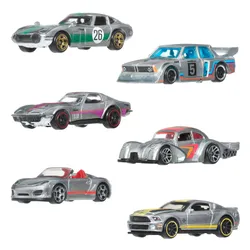 Zestaw pojazdów Hot Wheels Silver Series Zamac JLB26 (6 szt.)