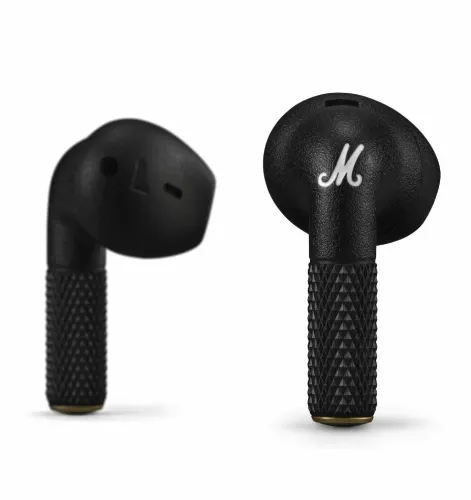 Słuchawki bezprzewodowe Marshall Minor IV Black Douszne Bluetooth 5.3 Czarny