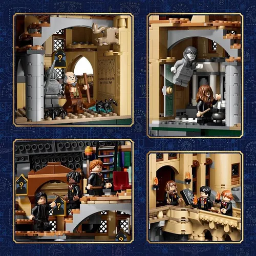LEGO Harry Potter 76473 Zamek Hogwart Wschodnie skrzydło, zestaw klocków
