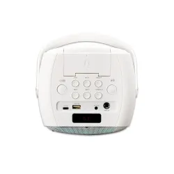 Głośnik Bluetooth Lenco BTC-060WH 20W Karaoke LED Biały