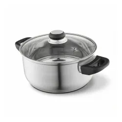 Garnek ze stali nierdzewnej z pokrywką EMILIO 3,2 l
