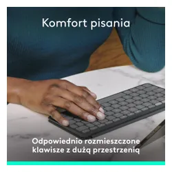 Klawiatura nożycowa Logitech Keys-To-Go 2 Grafitowy