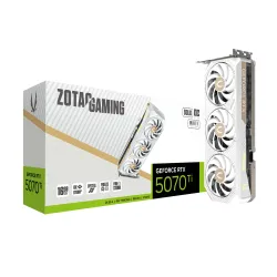 Karta graficzna Zotac Gaming GeForce RTX 5070 Ti SOLID CORE OC White Edition 16GB GDDR7 256bit DLSS 4