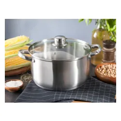 Garnek ze stali nierdzewnej z pokrywką FABIO 4,7 l
