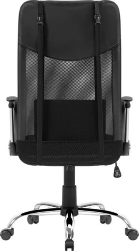 Fotel DEFENDER West RGB Czarno-czerwony