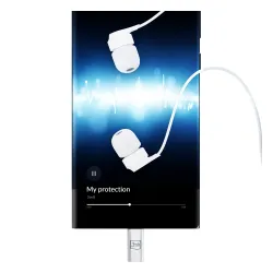 Słuchawki przewodowe 3mk Wired Earphones USB-C Biały