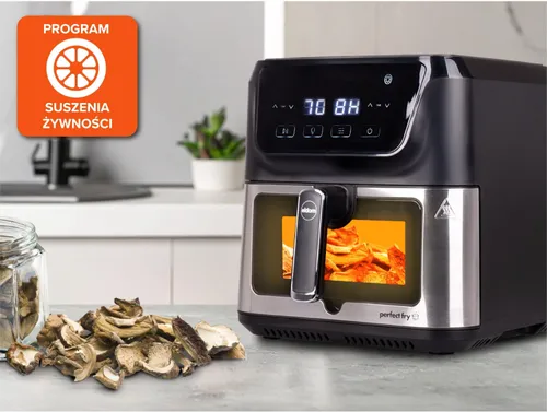Air Fryer Frytkownica beztłuszczowa ELDOM FR60 Friko 8l z okienkiem do obserwacji postępów gotowania