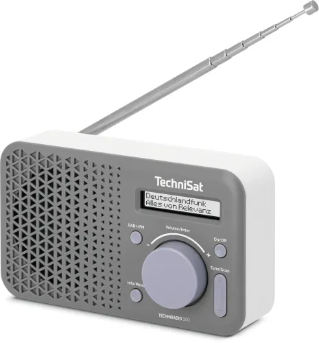 Radioodbiornik TechniSat TechniRadio 200 Radio FM DAB+ Szary