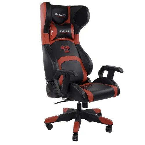 Fotel E-BLUE Cobra Bluetooth EEC310 Gamingowy do 120kg Skóra ECO Czarno-czerwony