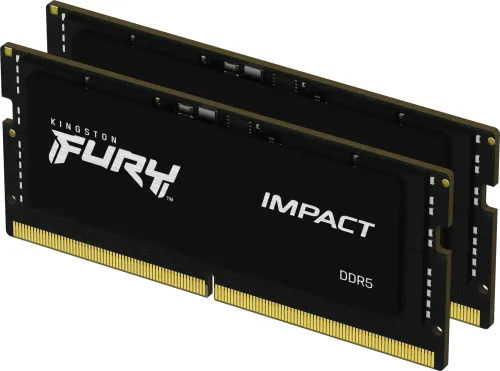 Pamięć Kingston FURY Impact DDR5 64GB (2 x 32GB) 5600 CL40 SODIMM Czarny